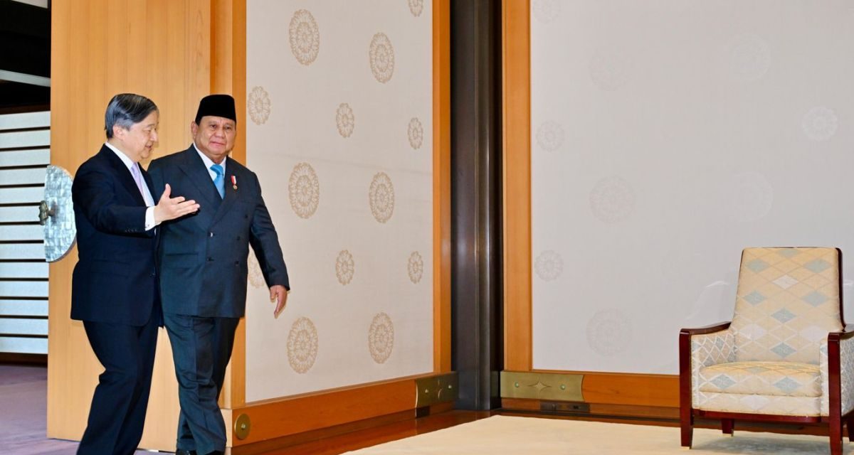 Presiden Prabowo Subianto Bertemu Kaisar Naruhito