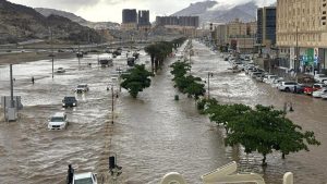 Banjir Besar Landa Arab Saudi, Sekolah Beralih Ke Kelas Daring
