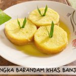 Bingka Barandam Banjar: Kue Basah Yang Disiram Kuah Gula