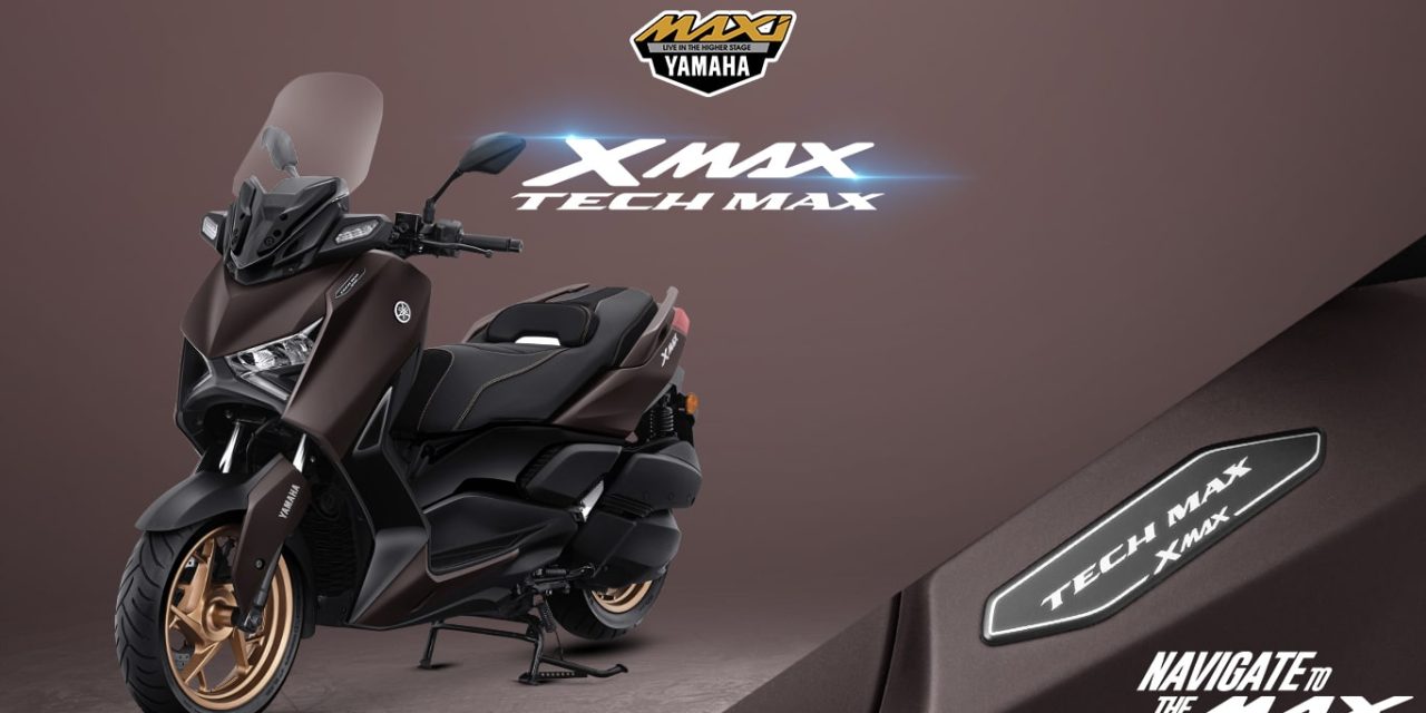 Yamaha XMAX Tech MAX Rilis Warna Baru Magma Black