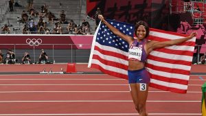 Gabrielle Thomas Juara Lari 200m Putri Catat Waktu 21,83 Detik