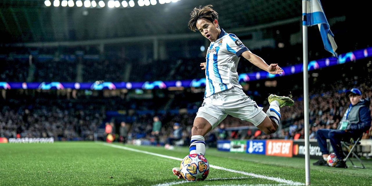 Takefusa Kubo Siap Bawa Real Sociedad Amankan Tiga Poin