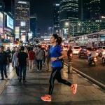 Tren 10K Steps Night Walk Jadi Pilihan Pekerja Perkotaan