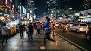 Tren 10K Steps Night Walk Jadi Pilihan Pekerja Perkotaan
